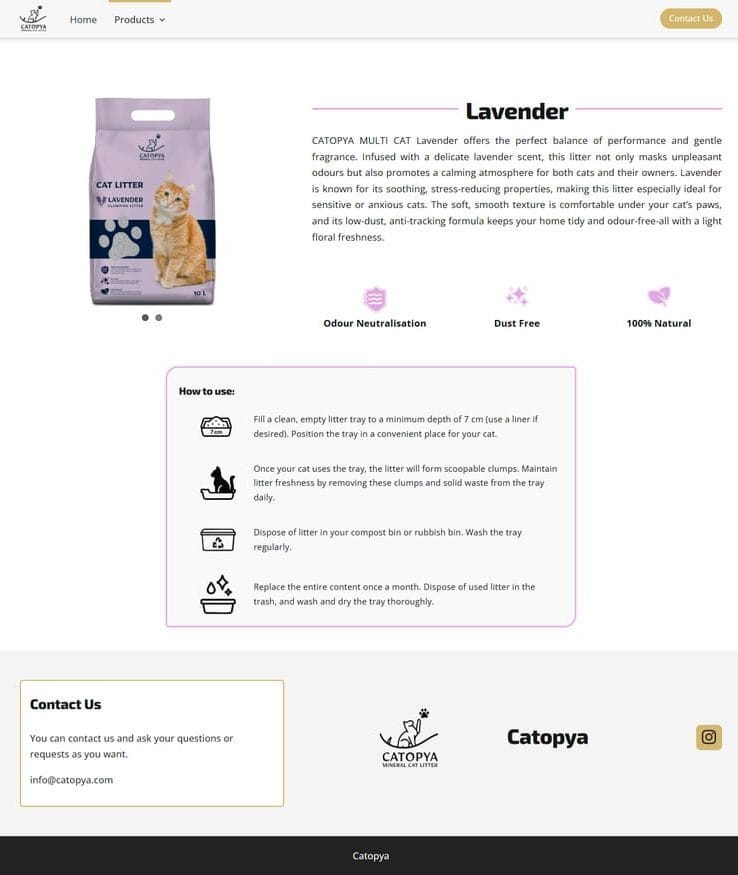 catopya page